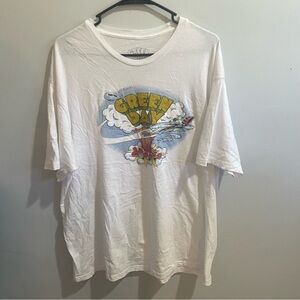 Green Day Dookie White Graphic Tee Men’s XL Band Y2K Punk Pop Grunge Classic